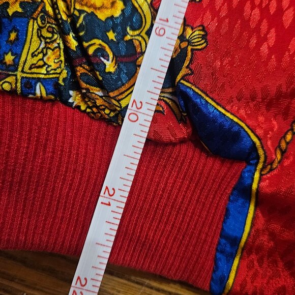 Vintage Baroque Style Bomber Jacket - Picture 4 of 6